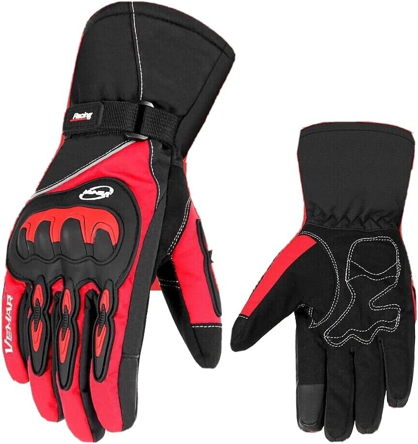 Guanti Moto Invernali Touchscreen Termici Impermeabili Caldi Antivento