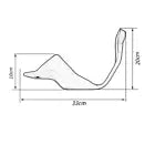 SINGOLO Paramani SX per BMW, Protezione mani moto per BMW, Protezione Scudo Nero