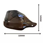 Coppia Estensioni per Paramani Moto Nero Fumè Honda NC700X,750X, CB650F, CTX700