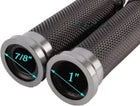 Manopole Manubrio Universali Moto Scooter in Alluminio CNC, 22mm-24mm, Titanio