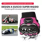 Guanti Moto Rosa da Donna, Omologati, Traspiranti, Grip Antiscivolo, Touchscreen