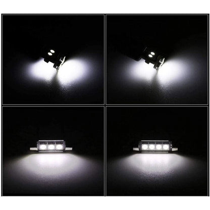 Kit 2 Lampadine Auto Canbus 9 LED SMD Attacco T10 12V Luci Interne/Posizione