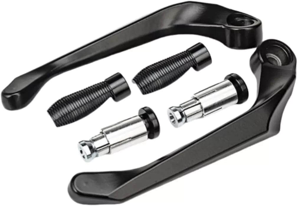 Paraleve Moto/Scooter Nere Universali 22mm per Freno/Frizione in Alluminio CNC