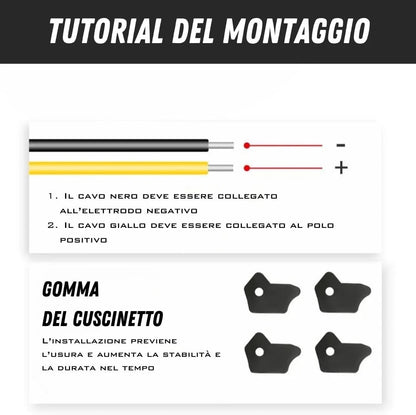 Specchietti Retrovisori Moto Universali con Frecce LED, Design Aerodinamico