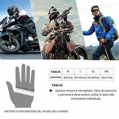 Guanti Moto Estivi Omologati, Traspiranti, Antiscivolo, Touchscreen e Protettivi