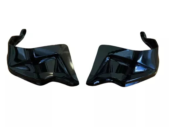 Coppia Deflettori D'aria ABS Nero Lucido per Paramani Moto per Honda NC700X 750X
