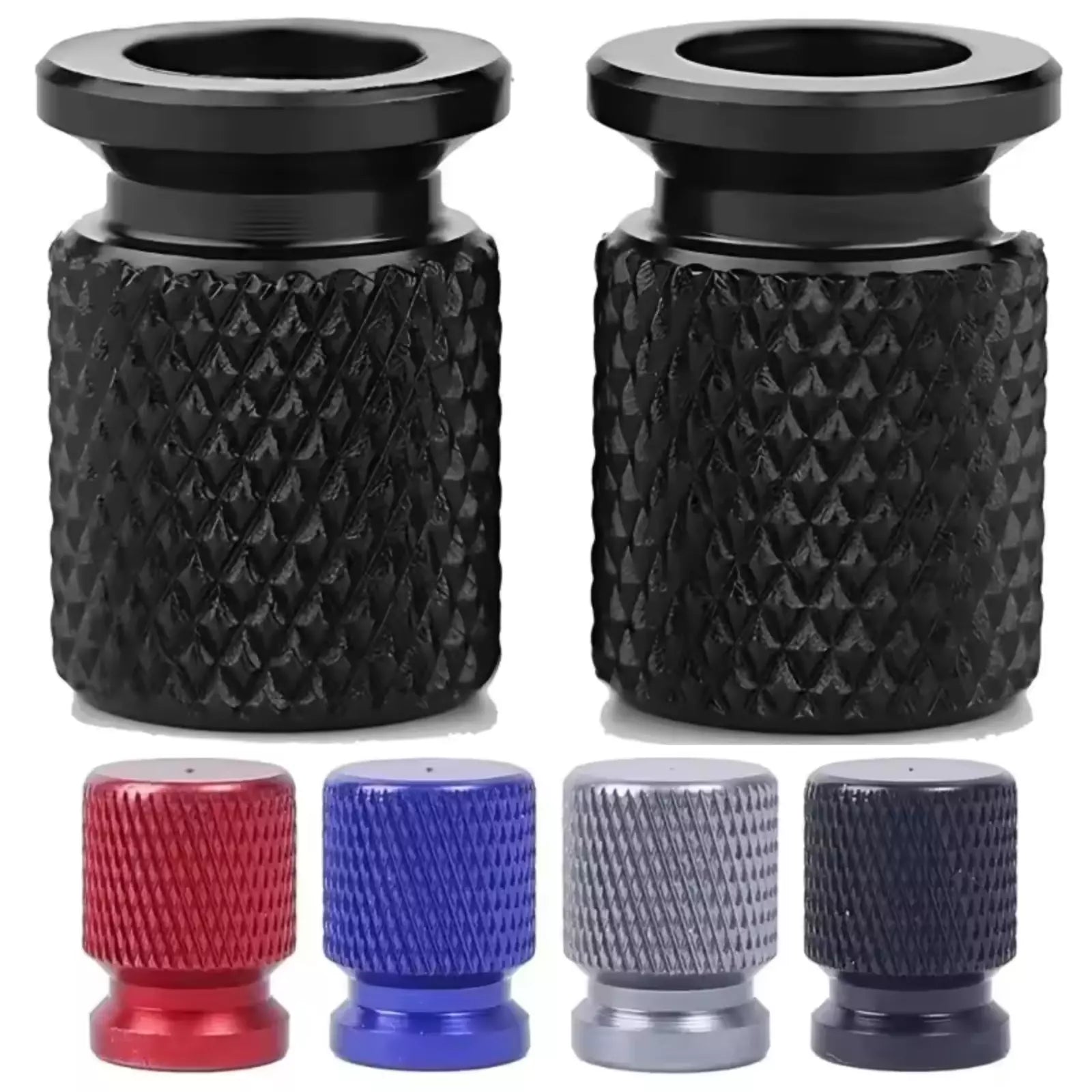 X4 Tappi Valvole Pneumatici Alluminio Leggero e Resistente per Pneumatici 12mm