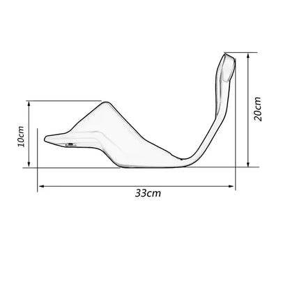 SINGOLO Paramani Sinistro Plastica ABS per Honda NC700X, NC750X, CB650F, CTX700