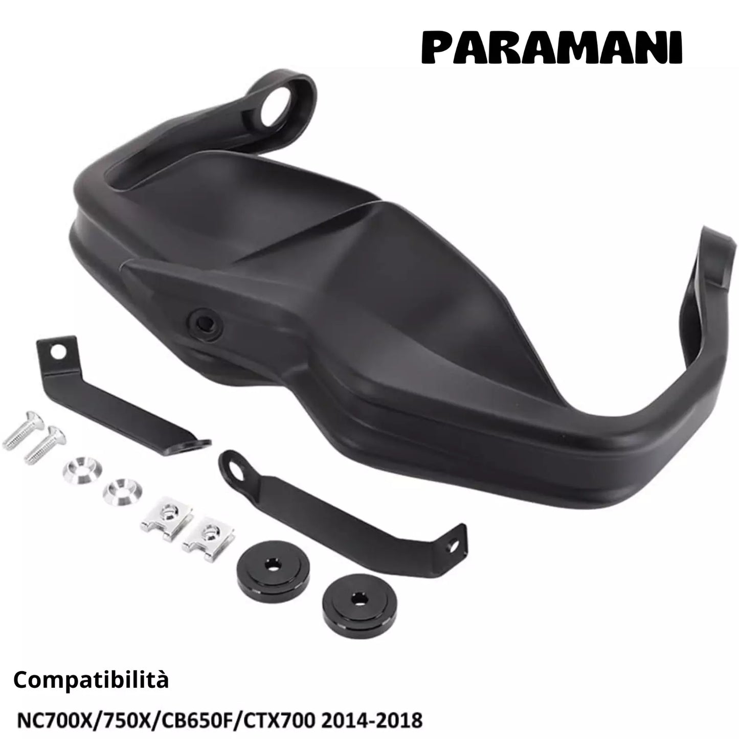 SINGOLO Paramani Sinistro Plastica ABS per Honda NC700X, NC750X, CB650F, CTX700