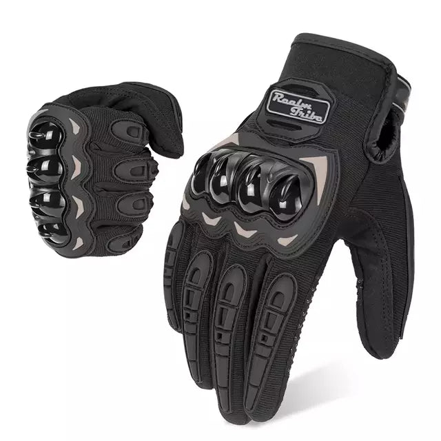 Guanti Moto Estivi Omologati Traspiranti, Antiscivolo, Touchscreen, Regolabili