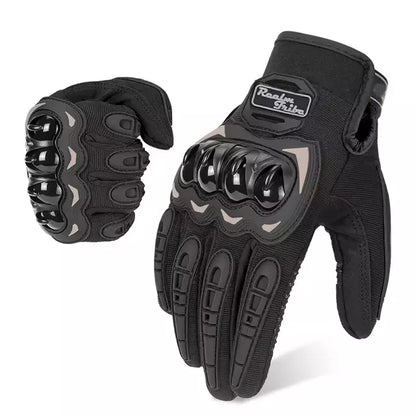 Guanti Moto Estivi Omologati Traspiranti, Antiscivolo, Touchscreen, Regolabili