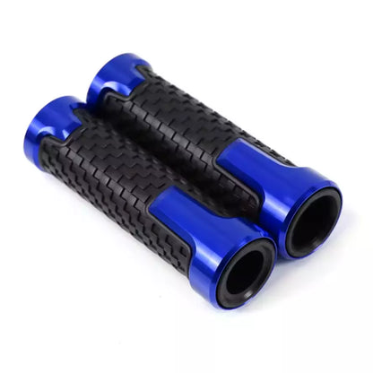 Manopole per Moto Scooter Universali Blu in Alluminio CNC 22mm-24mm