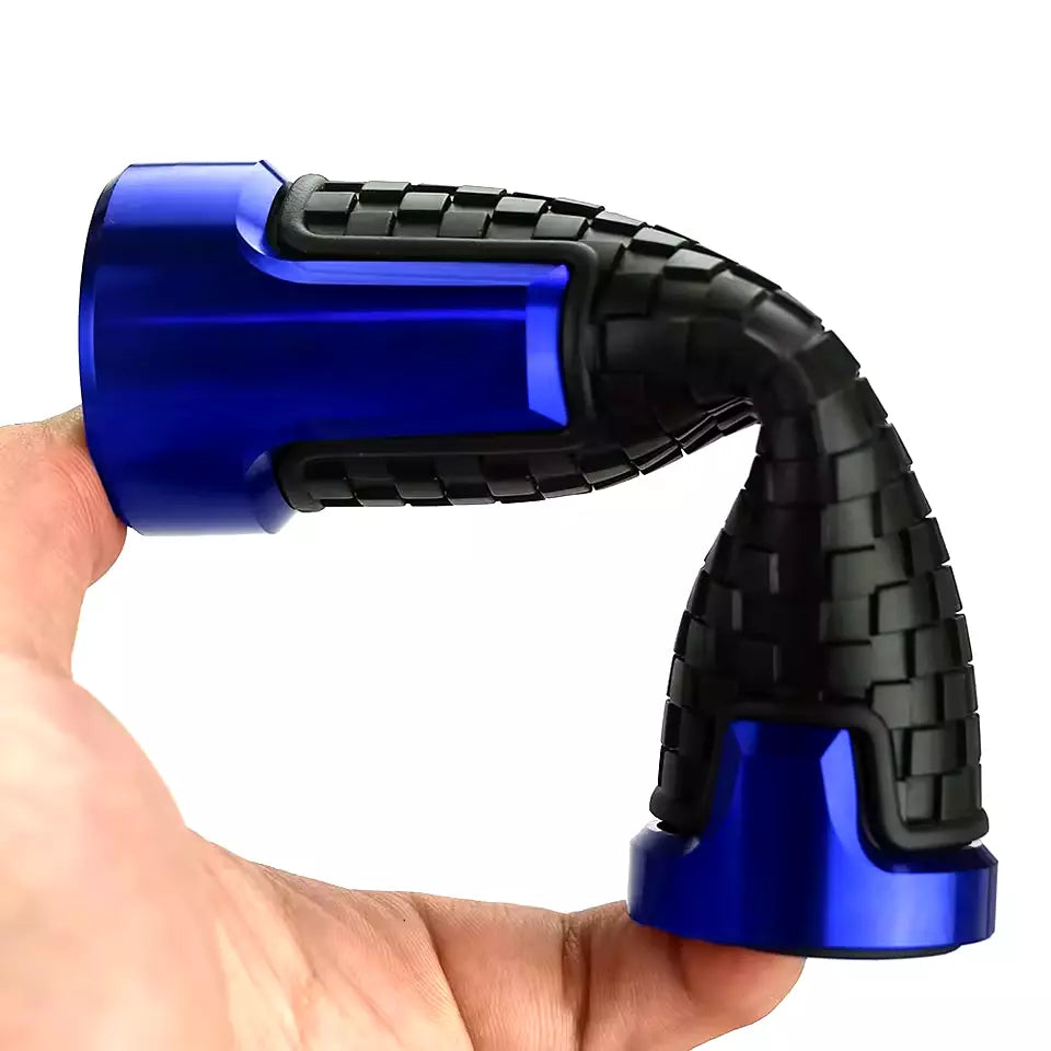 Manopole per Moto Scooter Universali Blu in Alluminio CNC 22mm-24mm