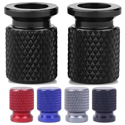 X2 Tappi Valvole Pneumatici Alluminio Leggero e Resistente per Pneumatici 12mm