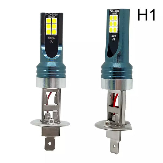 KIT 2 Lampadine H1 CANBUS a LED Fari Auto Moto Lampade Luce Bianca 80W 6000K 12V