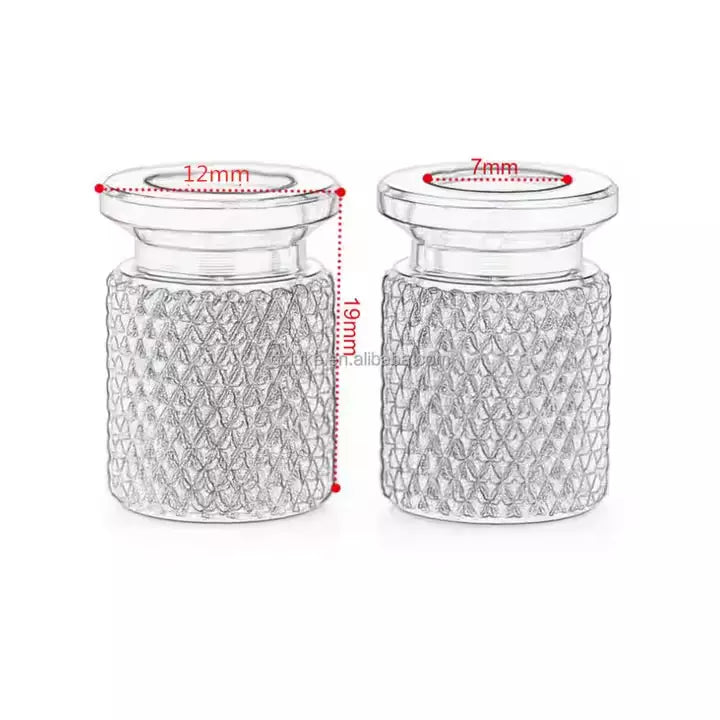 X2 Tappi Valvole Pneumatici Alluminio Leggero e Resistente per Pneumatici 12mm