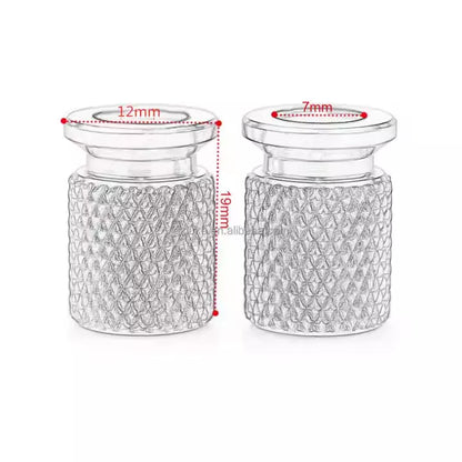 X2 Tappi Valvole Pneumatici Alluminio Leggero e Resistente per Pneumatici 12mm