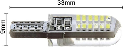 X10 Lampadine Led Interni Light 12V T10 W5W 24SMD Luce Bianca 480LM