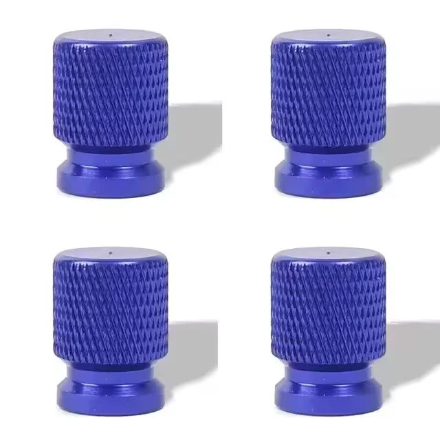 X4 Tappi Valvole Pneumatici Alluminio Leggero e Resistente per Pneumatici 12mm