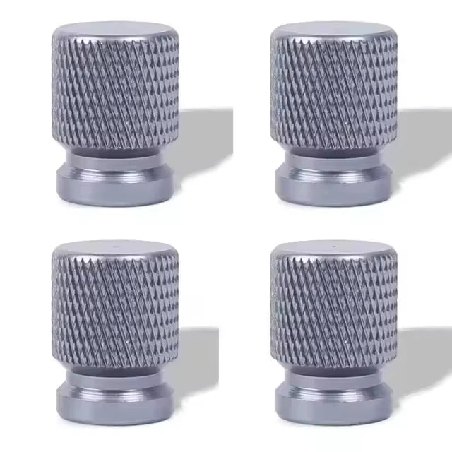 X4 Tappi Valvole Pneumatici Alluminio Leggero e Resistente per Pneumatici 12mm