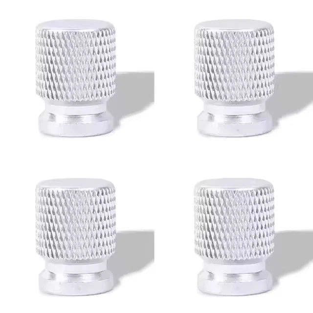 X4 Tappi Valvole Pneumatici Alluminio Leggero e Resistente per Pneumatici 12mm