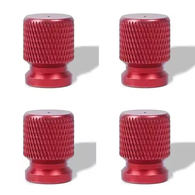 X4 Tappi Valvole Pneumatici Alluminio Leggero e Resistente per Pneumatici 12mm
