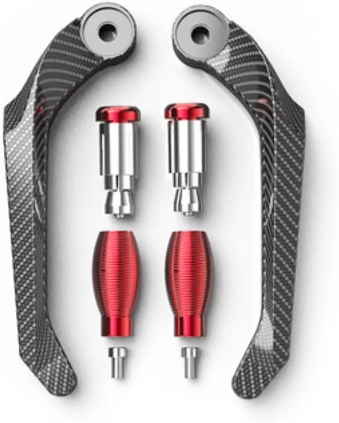 Paraleve Moto Carbon Look Universali 22mm per Freno e Frizione in Alluminio CNC