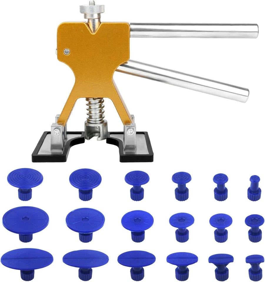 Kit Tira Bolli Bolle Carrozzeria Auto e Moto, Set 18 pz Riparazione Ammaccature