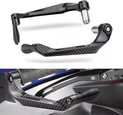 Paraleve Moto Carbon Look Universali 22mm per Freno e Frizione in Alluminio CNC