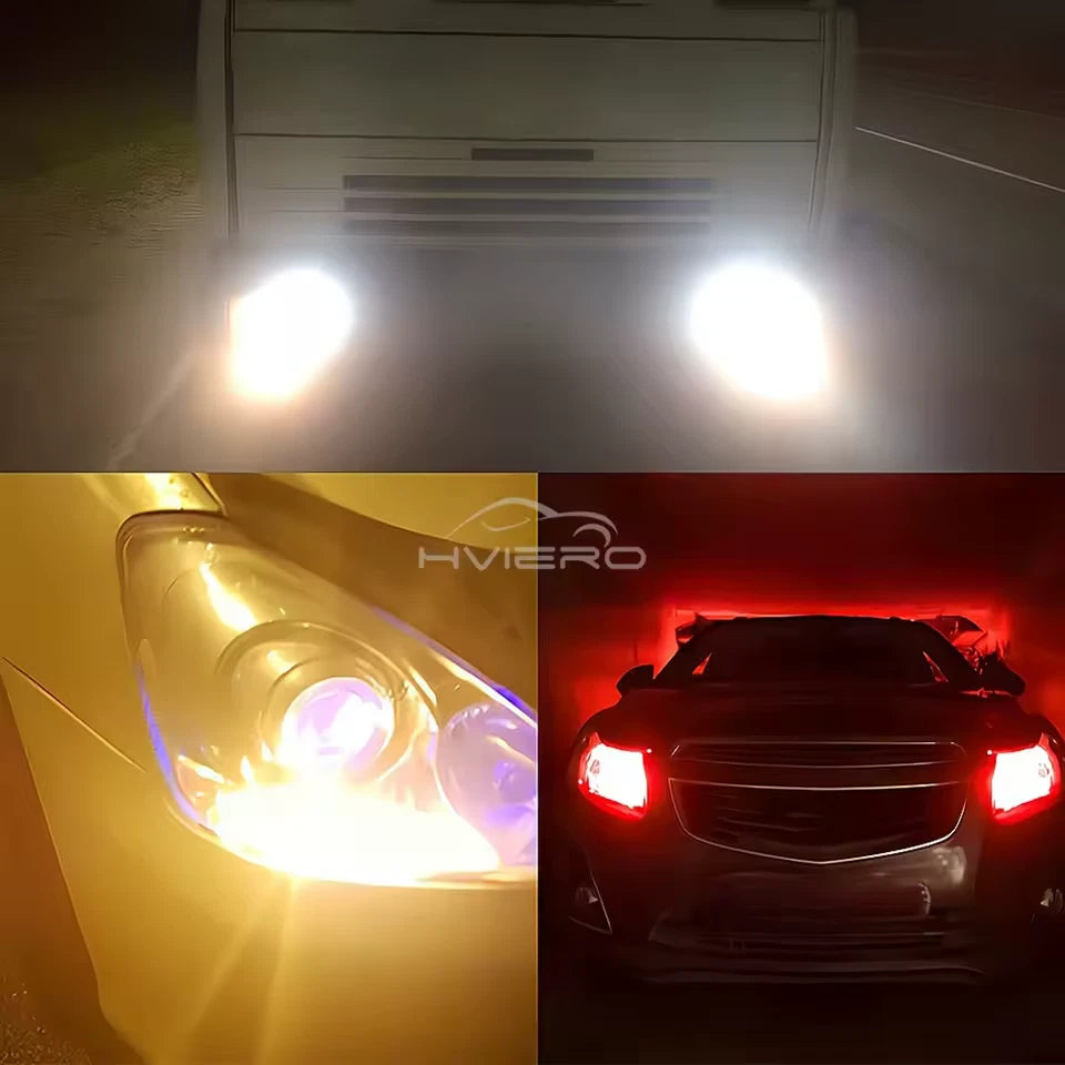 KIT 2 Lampadine LED auto 1156/BA15S P21W 5w 12v Colore Luci bianche di Posizione