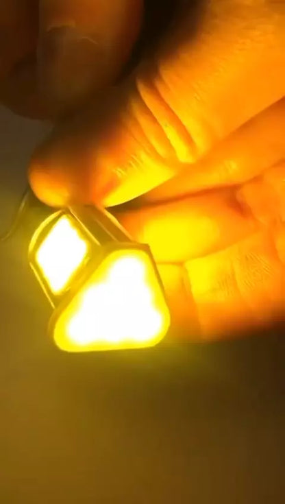 X4 Lampadine a Led BA15S 1156 12V 3500K 5W LED Indicatori di Direzione a 360°