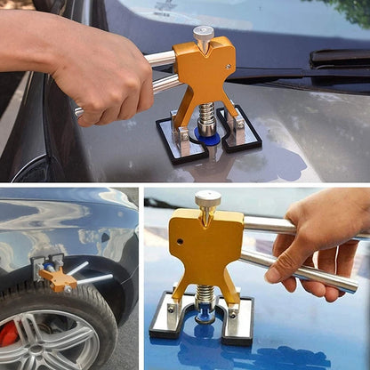 Kit Tira Bolli Bolle Carrozzeria Auto e Moto, Set 18 pz Riparazione Ammaccature