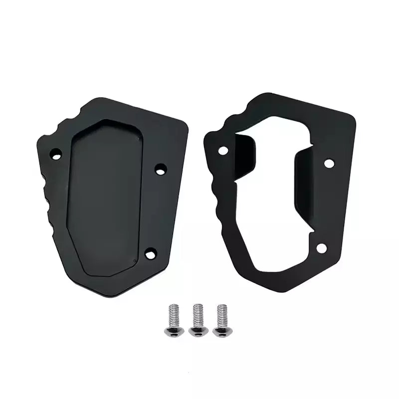 PIASTRA ESTENSIONE CAVALLETTO LATERALE MOTO BMW R1300GS/ADVENTURE 2023/24 NERO