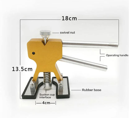 Kit Tira Bolli Bolle Carrozzeria Auto e Moto, Set 18 pz Riparazione Ammaccature