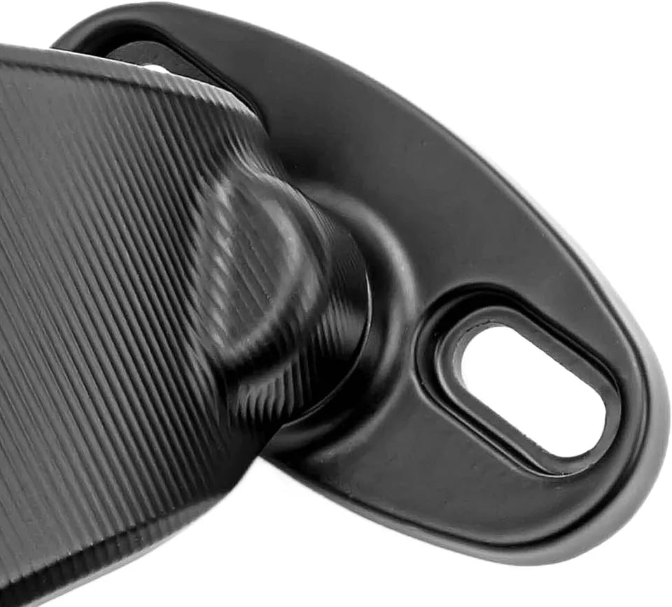 SPECCHIETTI RETROVISORI MOTO ALI AERODINAMICI UNIVERSALI IN ALLUMINIO CNC