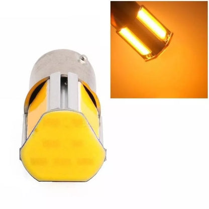 X4 Lampadine a Led BA15S 1156 12V 3500K 5W LED Indicatori di Direzione a 360°