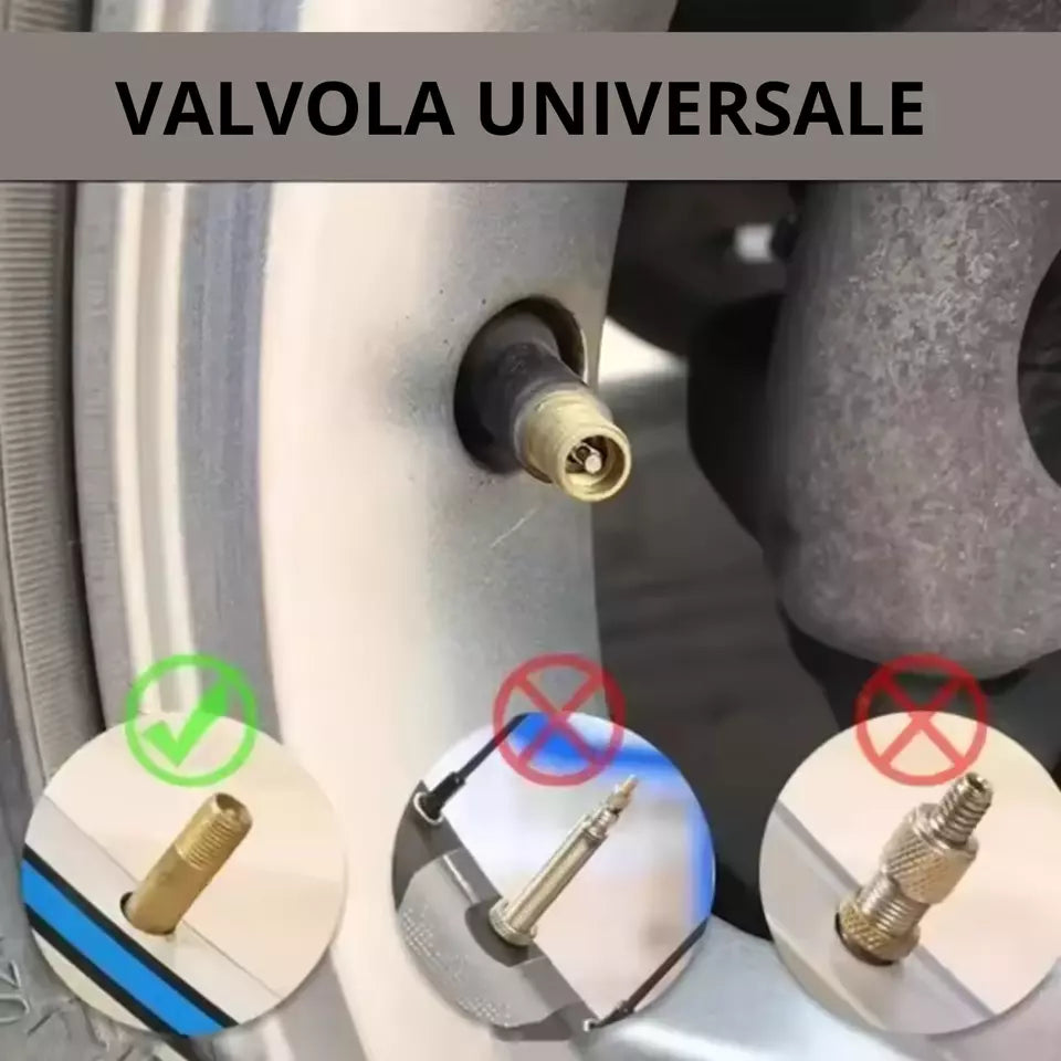 X4 Tappi Valvole Pneumatici Alluminio Leggero e Resistente per Pneumatici 12mm