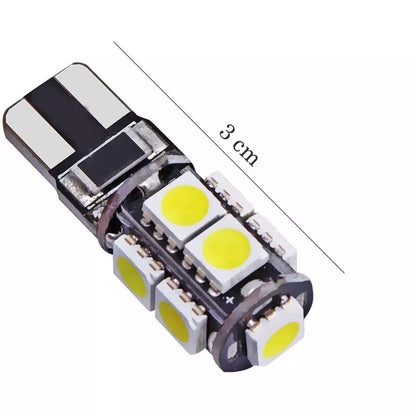 Kit 2 Lampadine Auto Canbus 9 LED SMD Attacco T10 12V Luci Interne/Posizione