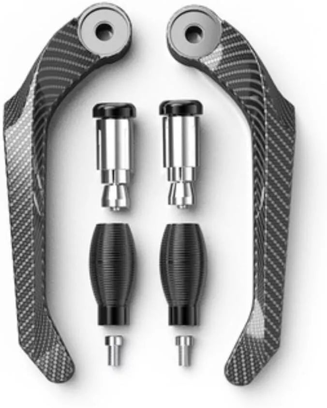 Paraleve Moto Carbon Look Universali 22mm per Freno e Frizione in Alluminio CNC